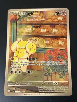 Pokemon TCG Fidough 213/198 Scarlet & Violet Base Illustration Rare Full Art - Image 1