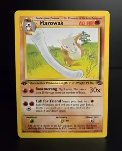 Pokemon TCG - MAROWAK - 1ST EDITION - 39/64 - WOTC - JUNGLE 1999 - VINTAGE - MP - Image 1