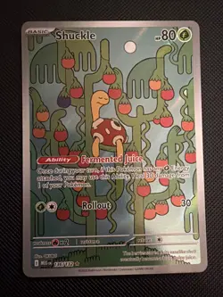 Pokemon Mega Evolution Shuckle 136/132 Illustration Rare Holo - Image 1