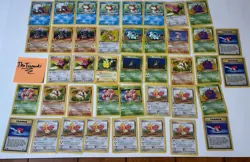 Lot Of 41 Cards: 1st Edition Pokemon TCG Jungle Common Pikachu Jigglypuff Cubone - Image 1