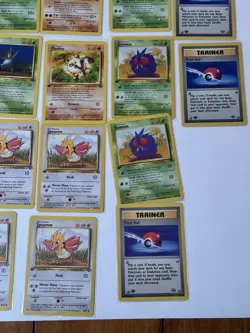 Lot Of 41 Cards: 1st Edition Pokemon TCG Jungle Common Pikachu Jigglypuff Cubone - Image 3