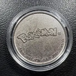 2001 Pokemon Silver LUGIA Metal Coin Vintage NINTENDO Collectible Coin - Image 2