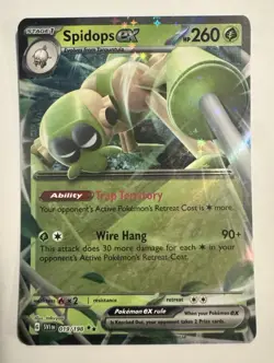 x1 Spidops ex - 019/198 - Double Rare Pokemon SV01 Scarlet & Violet Base M/NM - Image 1