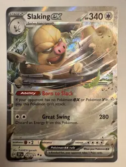 Slaking ex 147/191 - S&V: Surging Sparks Double Rare - Pokemon TCG (NM) - Image 1