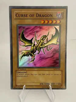 Yugioh - Curse Of Dragon - LOB-066 - Super Rare - 1st Edition - MP Glossy Print - Image 1
