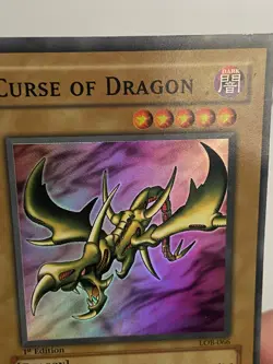 Yugioh - Curse Of Dragon - LOB-066 - Super Rare - 1st Edition - MP Glossy Print - Image 3