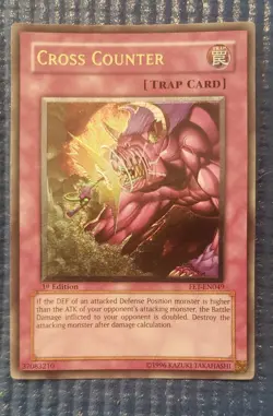 YugiOh CROSS COUNTER FET-049 Ultimate Rare 1sr Edition NM/M - Image 1