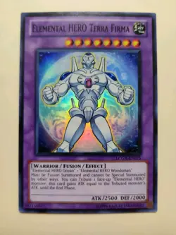 Elemental Hero Terra Firma LCGX-EN075 Super Rare LP - Image 1
