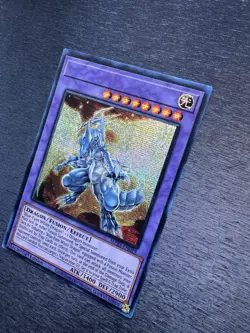 YuGiOh! Blue-Eyes Tyrant Dragon MP23 - Error Misprint No Name No Imprint NM - Image 4