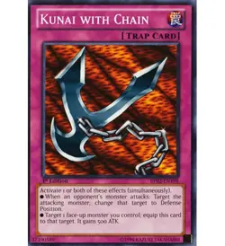 Yugioh - Kunai with Chain (Mosaic Rare) (1st Edition) - BP02-EN198 P - Image 1