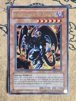 Yugioh Archfiend of Gilfer JMP-EN003 Shonen Jump Promo Limited Edition NM - Image 1