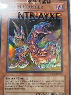 YuGiOh GX3 Spirit Caller promo cards Brain Crusher, Hunter Owl, Masked Chopper - Image 2