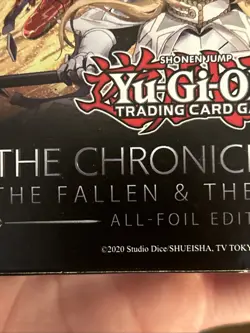 Lot of (5) Yugioh The Chronicles Deck The Fallen & The Virtuous All-Foil Edition - Image 3