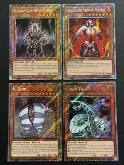 2025 YUGIOH RA04 PLATINUM SECRET RARE CYBER VALLEY NM BONUS SET - Image 1