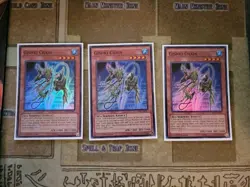 YUGIOH 3X GISHKI CHAIN THSF-EN041 SUPER 1ST ED NM - Image 1