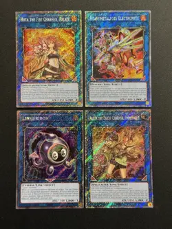 2025 YUGIOH RA04 PLATINUM SECRET RARE LINKURIBOH NM BONUS SET - Image 1