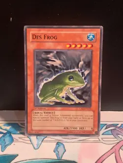 Yugioh Des Frog CRV-EN026 Cybernetic Revolution 1st Edition LP - Image 1