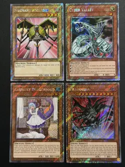 2025 YUGIOH RA04 PLATINUM SECRET RARE LAUNDRY DRAGONMAID NM BONUS SET - Image 1