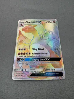 Charizard GX 150/147 Pokemon Burning Shadows Sun & Moon Secret Rare Card MP-HP - Image 3