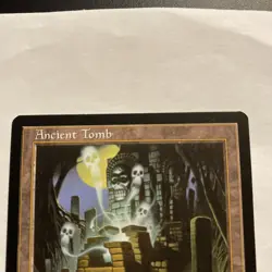 MTG Magic the Gathering Ancient Tomb Tempest Land Card- Never played - Image 2