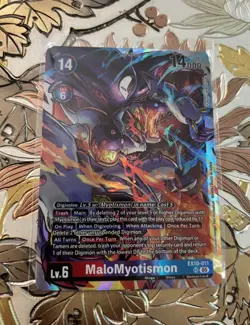 Digimon Card Game MaloMyotismon EX10-011 SR Sinister Order - Image 1