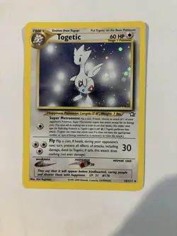 Pokemon TCG Neo Genesis Togetic #16/111 Unlimited Holo Rare Card - Image 1