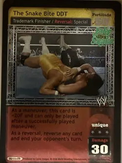 Jake The Snake Roberts Superstar Cards - Includes Finisher - WWF WWE Raw Deal - Image 5