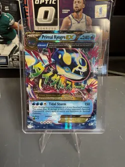 Pokemon TCG Primal Kyogre EX Full Art Holo Card Ultra Rare 55/160 - Image 1