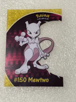 Mewtwo Clear Card #pc5. 2000 Topps Pokemon TV Animation. NM-M. - Image 1