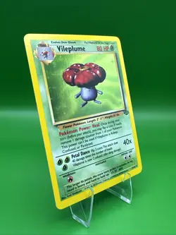 Pokemon TCG Vileplume Jungle Holo Card 15/64 Unlimited Rare NM Pack Fresh 1999 - Image 2