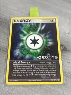 Pokemon Card - Heal Energy Deoxys 94/107 Reverse Holo Stamped - Image 1