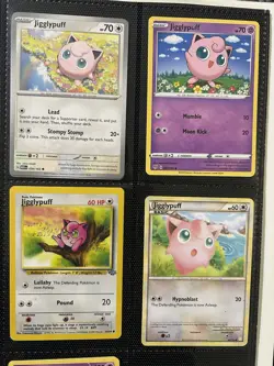 Pokemon TCG Jigglypuff Collection Lot Of 4 Cards Including 2 Vintage ! NM - Image 1