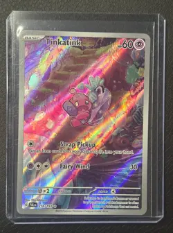Pokemon TCG Tinkatink Scarlet & Violet Paldea Evolved Holo Card 216/193 - Image 1