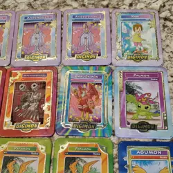 Digimon Metal Card Bundle of 18 - Taco Bell Promo 2000 - Image 5