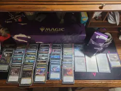 MTG Ashiok Based Custom Commander Deck Lot With Many Accessories! Phenax Cmdr - Image 1