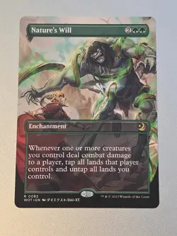 Nature's Will (Anime Borderless) Wilds of Eldraine: Enchanting Tales Regular - Image 1