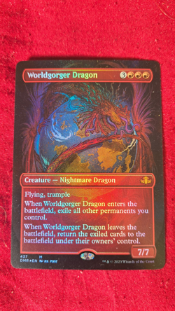 MTG Worldgorger Dragon (Borderless) - Dominaria Remastered (DMR) - Image 1