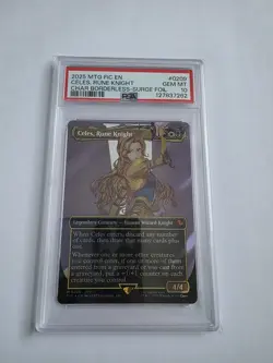 Celes, Rune Knight Borderless Surge Foil PSA 10 Final Fantasy MTG - Image 1