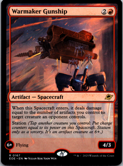 Warmaker Gunship (167) - Magic: The Gathering - Edge of Eternities Regular - Image 1