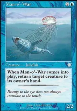 1x Man-o'-War Light Play MTG Magic - Kid Icarus - - Image 1