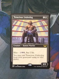 Tenacious Underdog - Showcase | 7% Off 2+ | Streets of New Capenna | NM | MTG - Image 1