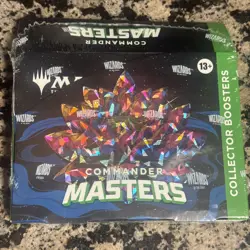 COLLECTOR Booster Box ~ COMMANDER MASTERS MtG 4 pack sealed Magic WotC - Image 1