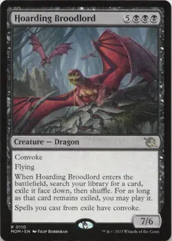 Hoarding Broodlord R March of the Machine 110 - LP MTG - Image 1