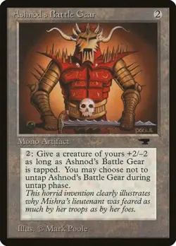 Ashnod's Battle Gear [Antiquities] Moderately Played - Image 1