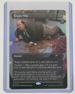 Dwight’s Destiny Tragic Slip Secret Lair Drop Foil Borderless - Image 1