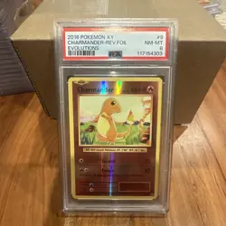 Pokemon Charmander 9/108 XY Evolutions PSA 8 - Image 1