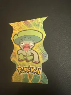 Lombre 5 of 18 Pokemon Topps Advanced Challenge Die-Cut Embossed Card LP - Image 2