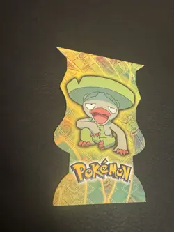 Lombre 5 of 18 Pokemon Topps Advanced Challenge Die-Cut Embossed Card LP - Image 3