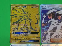 Mint Pokemon Hidden Fates Shiny Vault GX Lot 4 Solgaleo Golisopod Banette Aether - Image 3