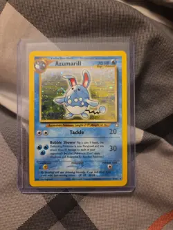 Pokemon Azumarill Neo Genesis Holo 2/111 NM W/Swirl - Image 1